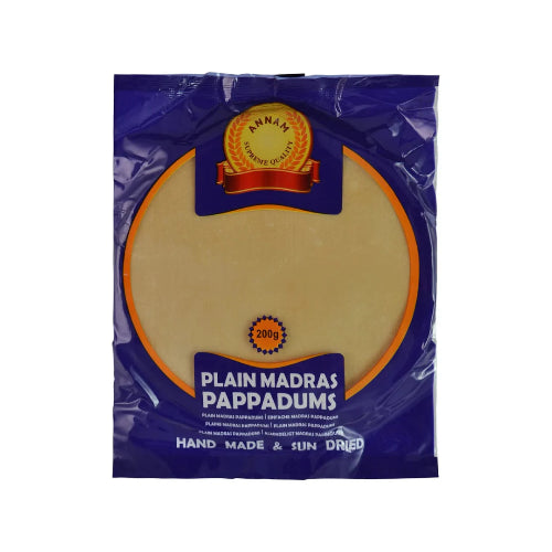 Plain Papadam 200g