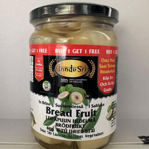 Inndu Sri Bread Fruit In Brine 550g - දෙල්