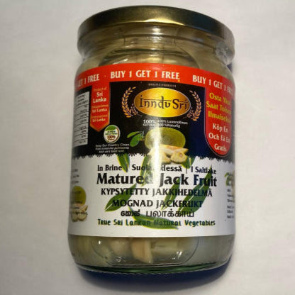Inndu Sri Green Jack Fruit Pieces in Brine (kos) 550g