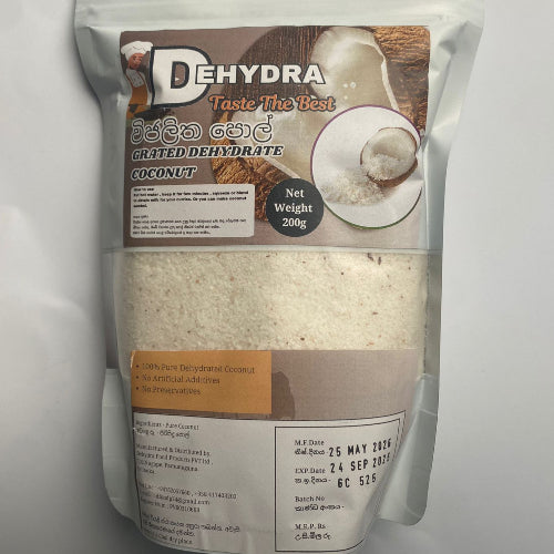 Grated Dehydrated Coconut 200g