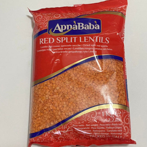Alibaba Red Split Lentils (Dhal) 1kg