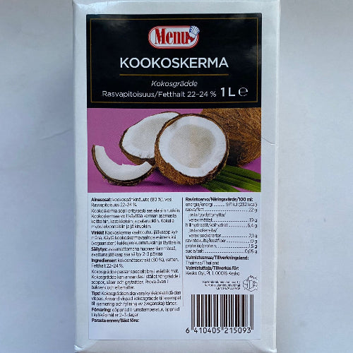 Menu Kookoskerma (Coconut cream) 1L