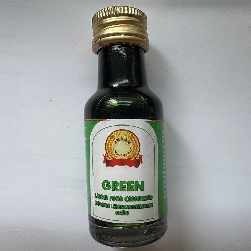 Annam Food Colour Green Liquid (Bottle) 28ML