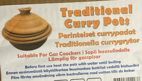 Clay Pot 3 pcs with a Lid