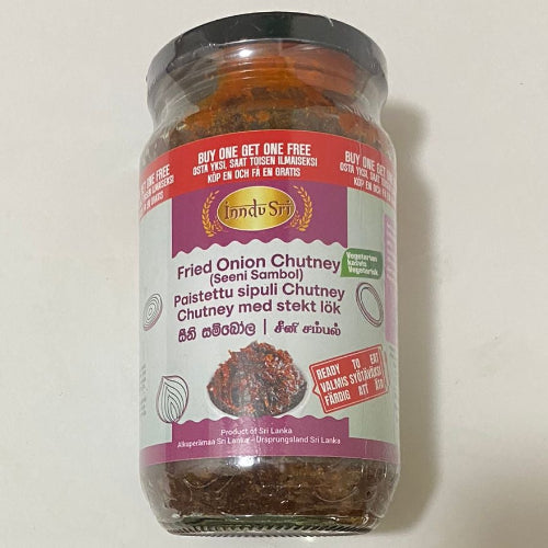 Inndu Sri Fried Onion Chutney / Seeni Sambol 325g - Buy one get one free