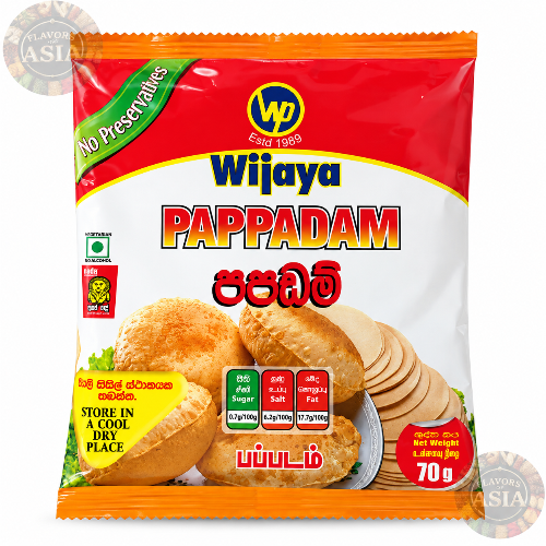 Wijaya Pappadam 70 g