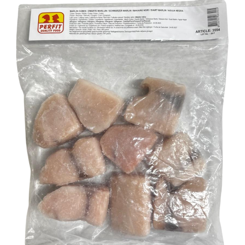Frozen Marlin Cubes (තලපත් - Curry Cut ) 800g