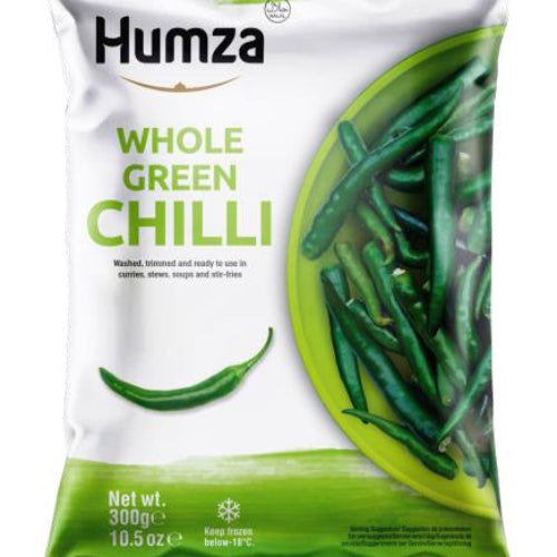 Humza Whole Green Chilli 300g