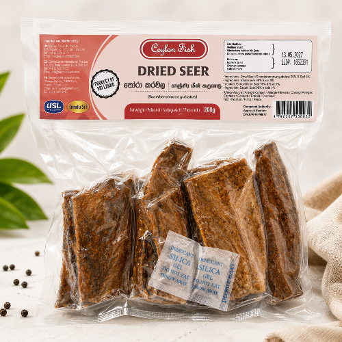 CEYLON Dried Seer Fish 200 g / CEYLON Kuivattu Seer-kala 200 g / CEYLON Torkad Seerfisk 200 g
