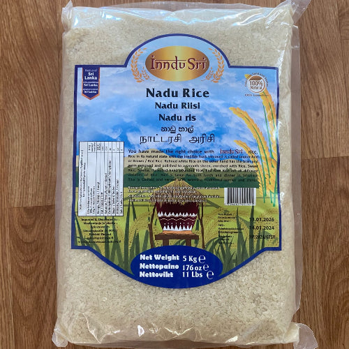 Inndu Sri White Nadu Parboiled Rice 5kg