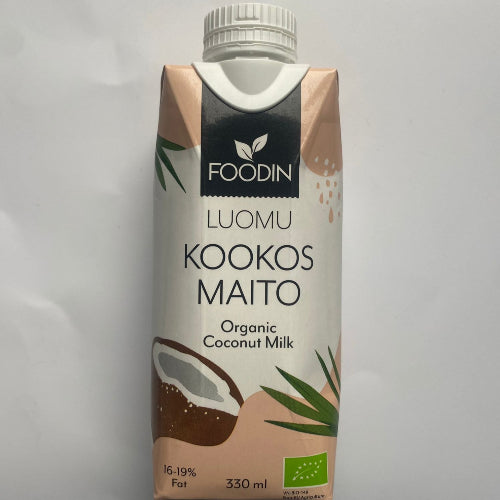 Organic Coconut Milk 330ml (Kookosmaito, Luomu 330ml)