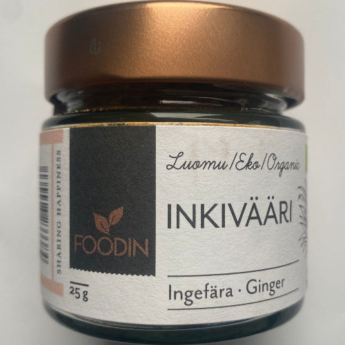 Organic Ginger Powder 25g (Inkiväärijauhe, Luomu 25g)