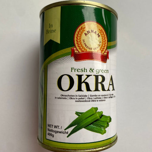 Annam Okra Tin 400g
