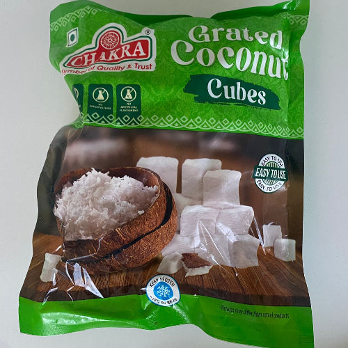 Frozen Grated Coconut Cubes 400g