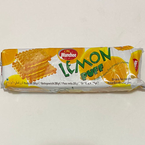 MUNCHEE Lemon Puff Biscuits 200g