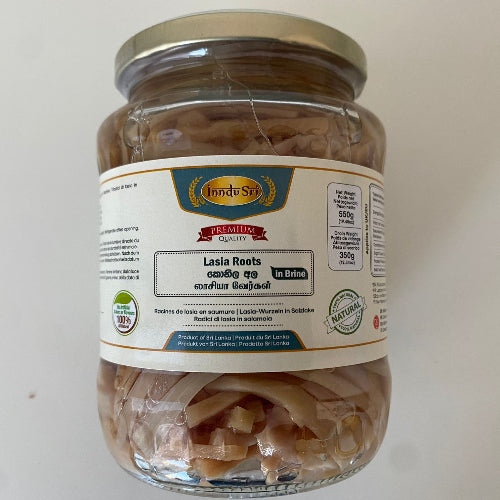 Inndu Sri Lasia Roots - In Brine (කොහිල අල) 550g