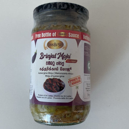 Inndu Sri Brinjal Mojo 350g ( Free source bottle)