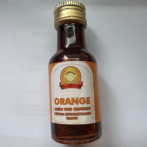 Annam Food Colour Orrange Liquid (Bottle) 28ML