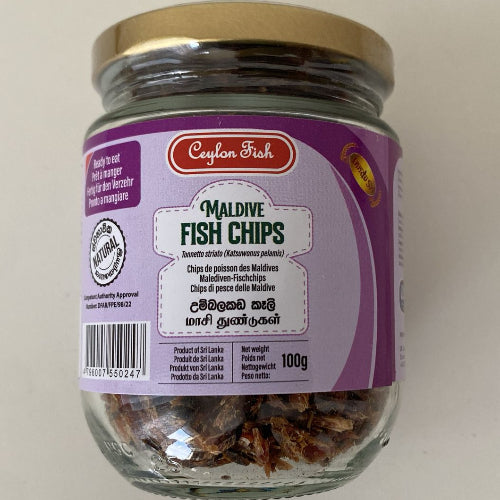 CEYLON Maldivefish Chips 100g