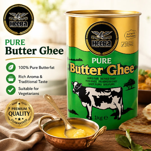 HEERA Pure Butter Ghee 1 kg / HEERA Puhdas Ghee 1 kg / HEERA Rent Ghee 1 kg